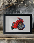 Poster - Motobike Red 07