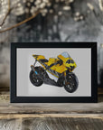 Plakat - Motorbike Yellow