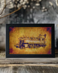 Plakat - Train - Sepia Illustration 69