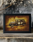 Plakat - Classic Car - Sepia Illustration 85