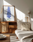 Poster - Watercolor Texas bluebonnet