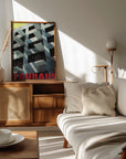 Poster - Bauhaus Dessau architecture in vintage magazine style VIII