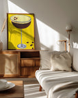 Poster - Espresso Martini Buttercup Yellow