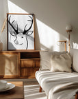 Poster - Reindeer head