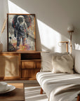 Plakat - Astronaut Vintage Art Illustration Wallart 08