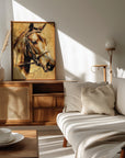 Poster - Horse Sepia Illustration 31