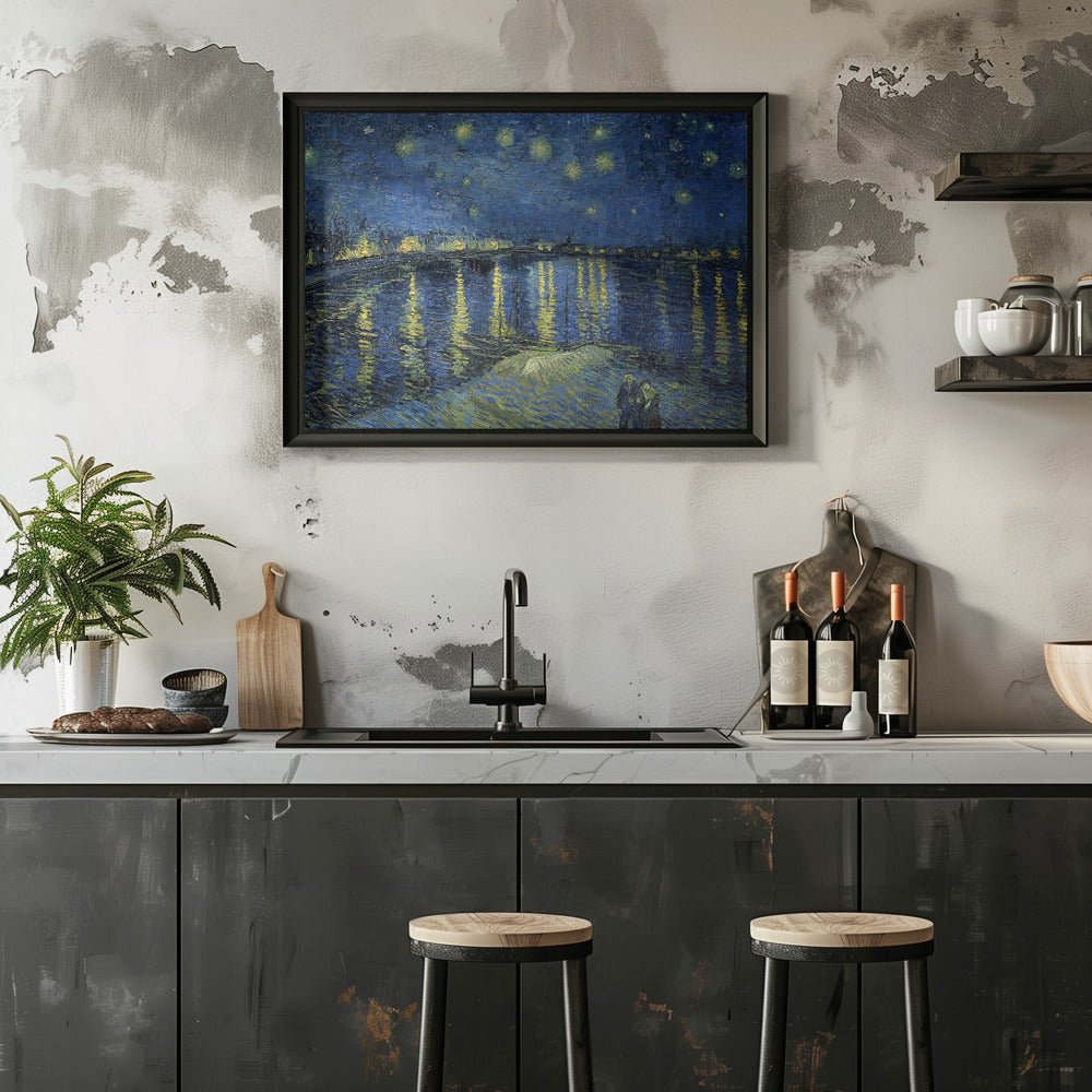 Plakat - The Starry Night Over The Rhone