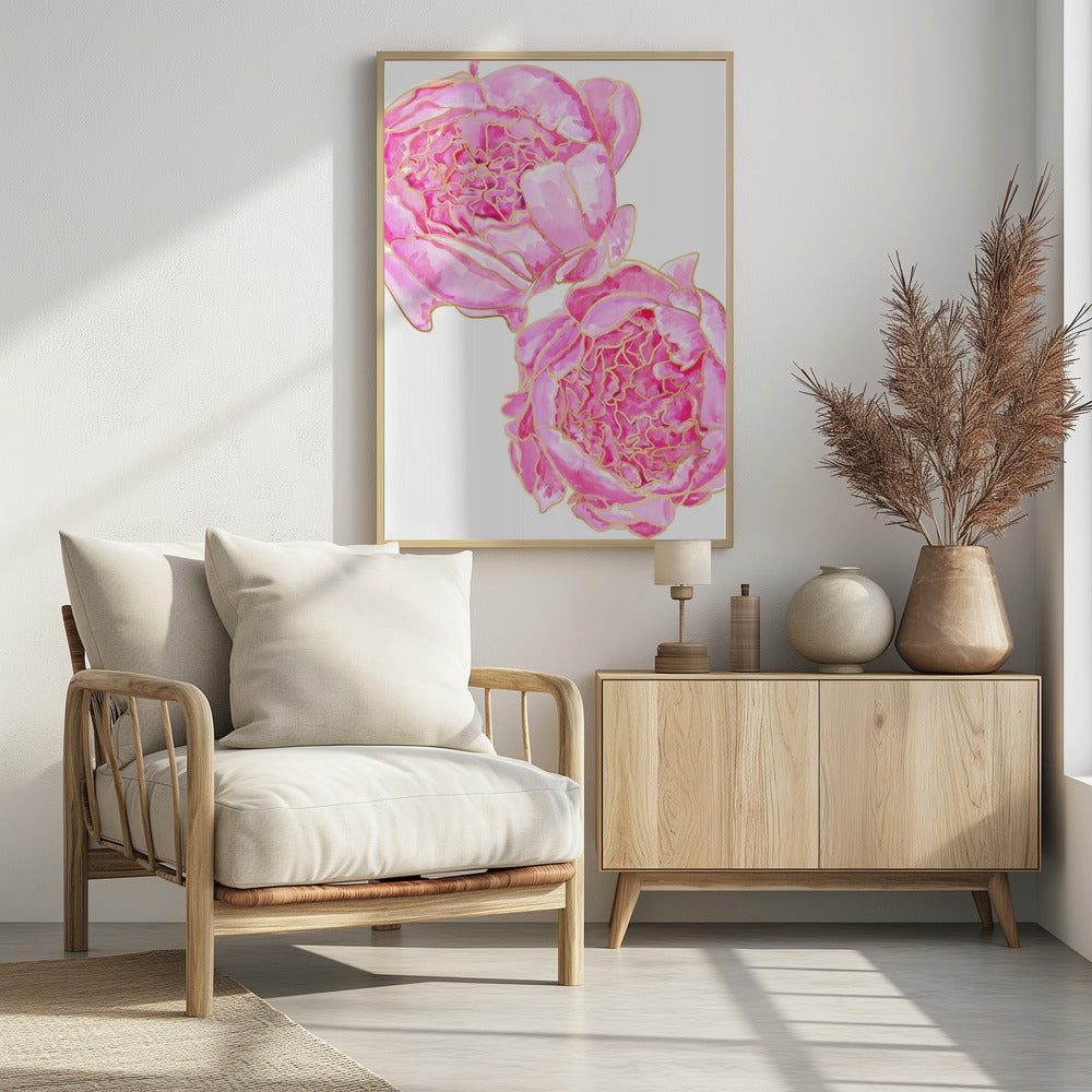 Poster - Sally&#39;s peonies