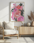 Poster - Maeko loose watercolor florals II