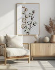 Poster - Watercolor cotton branch II