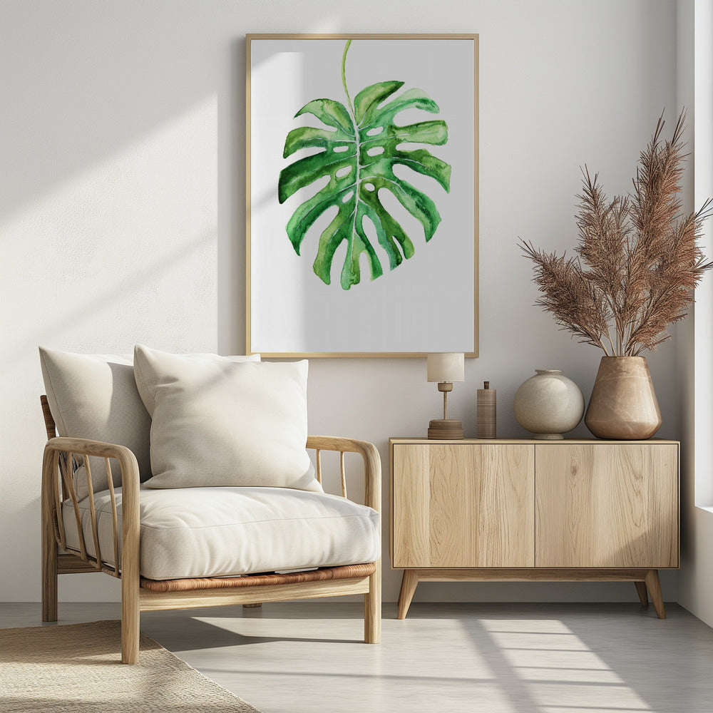 Poster - Monstera leaf