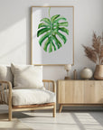 Poster - Monstera leaf