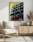 Poster - Bauhaus Dessau architecture in vintage magazine style VIII