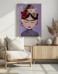 Poster - Frida (Purple)