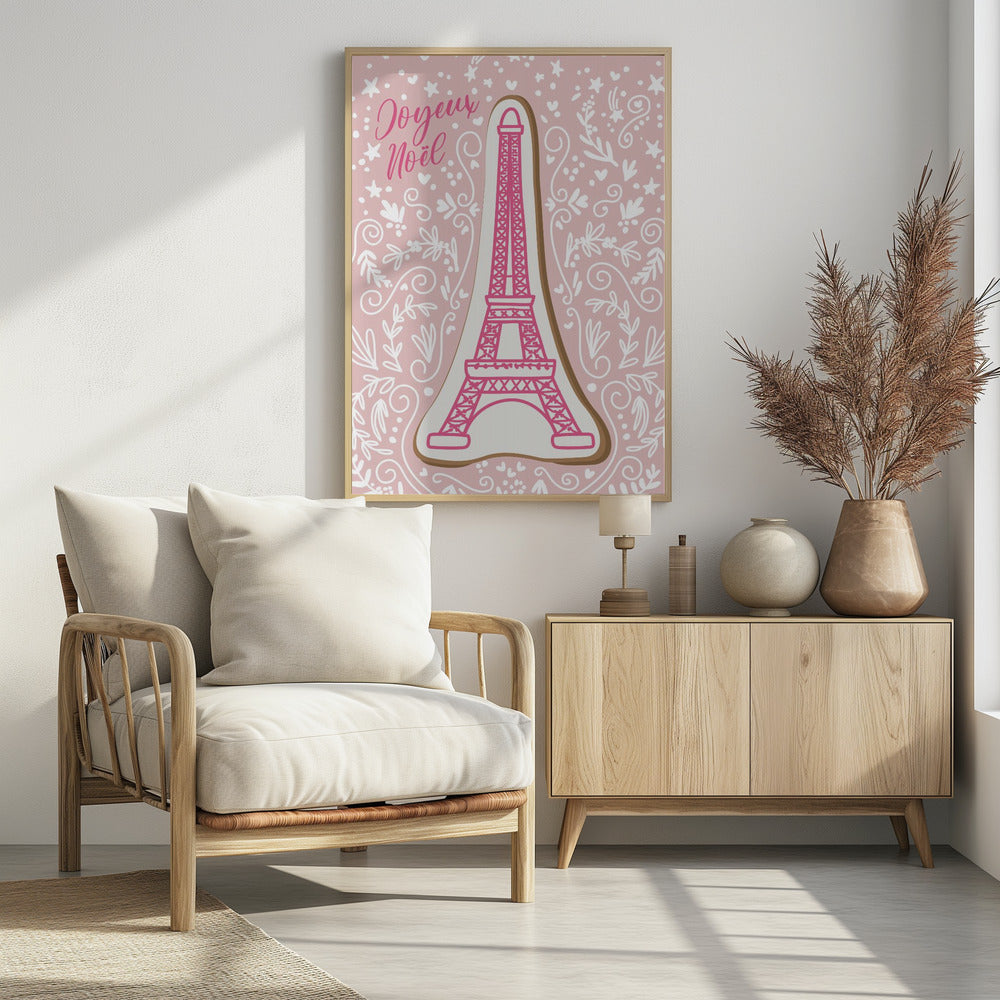 Plakat - Eiffel tower iced gingerbread cookie