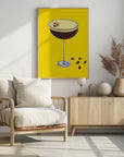 Poster - Espresso Martini Buttercup Yellow