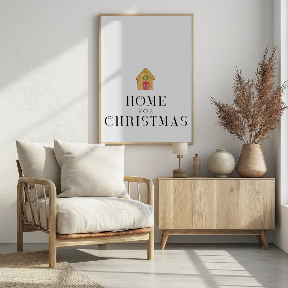 Plakat - Gingerbread home for Christmas