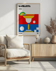 Poster - Margarita Bauhaus Cocktail