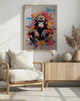 Plakat - Monkey Pop Art