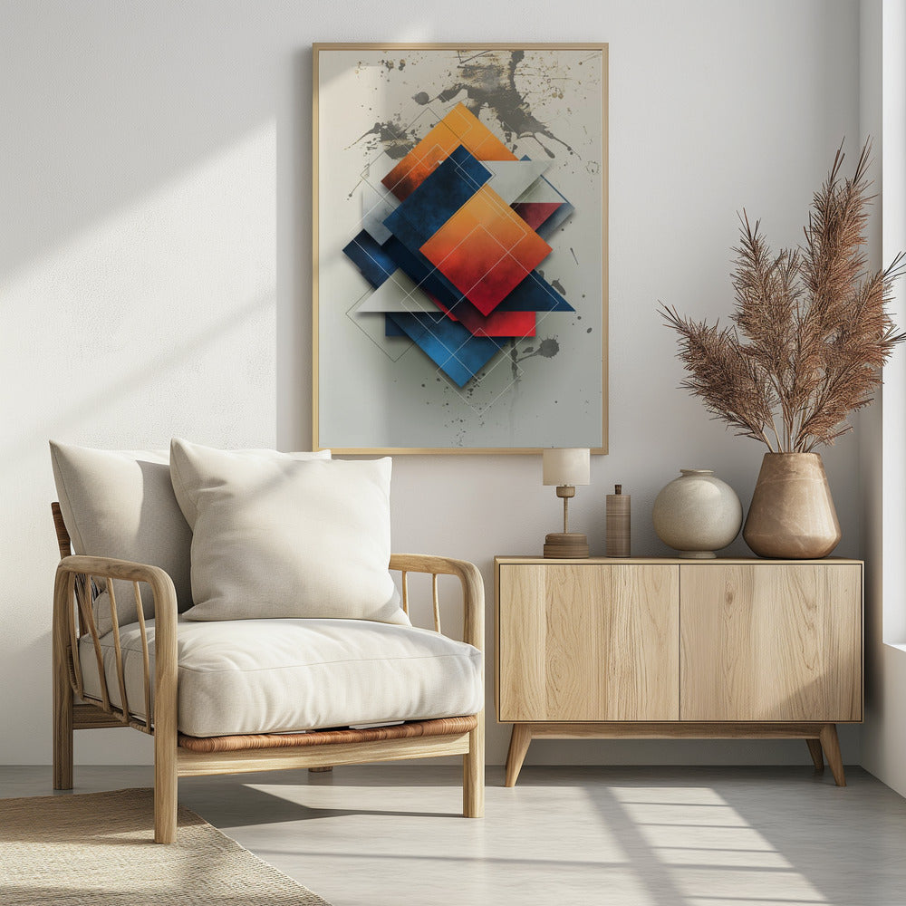 Plakat - Geometric Vintage Art 16