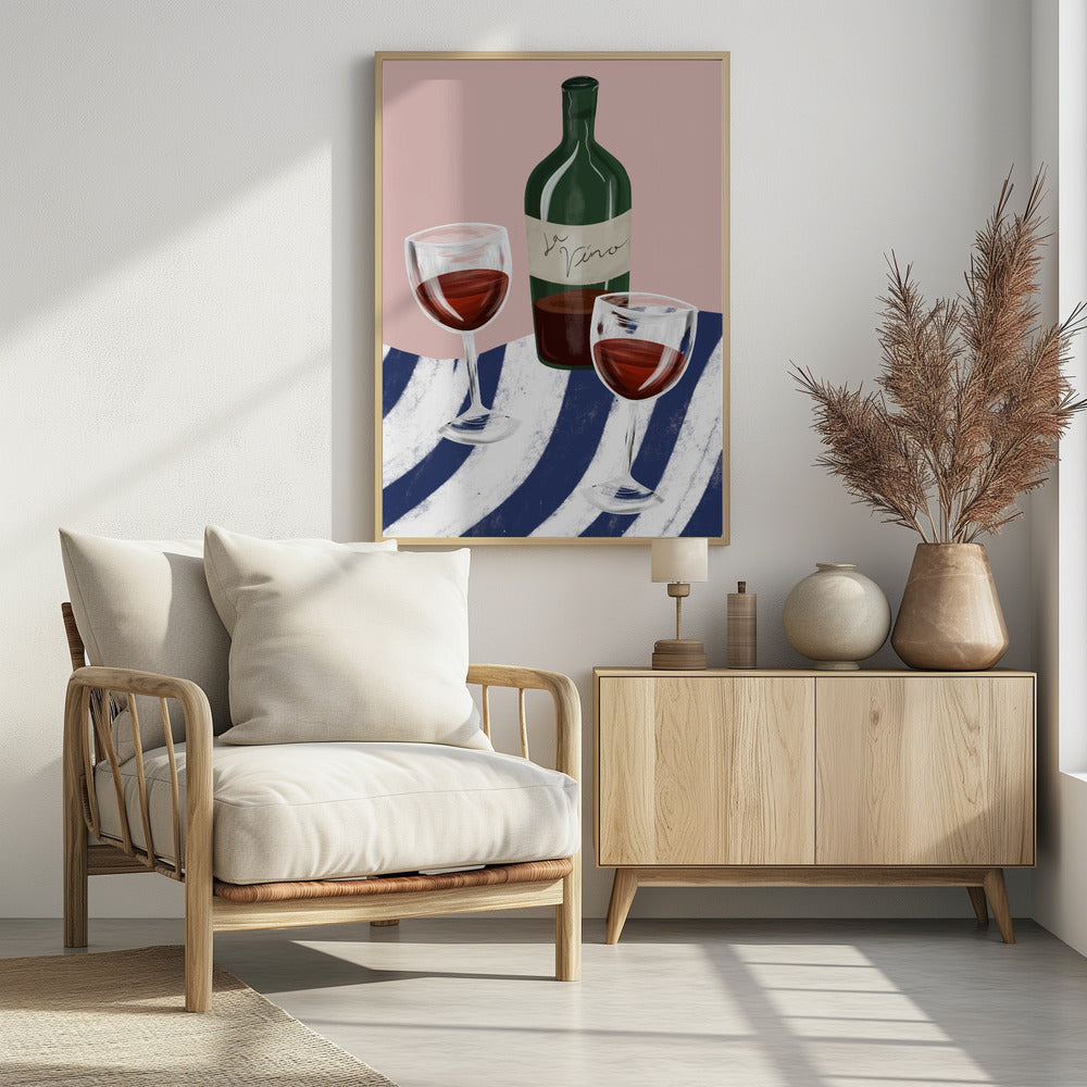 Plakat - Wine time