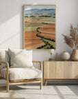 Poster - Queniva patchwork landscape