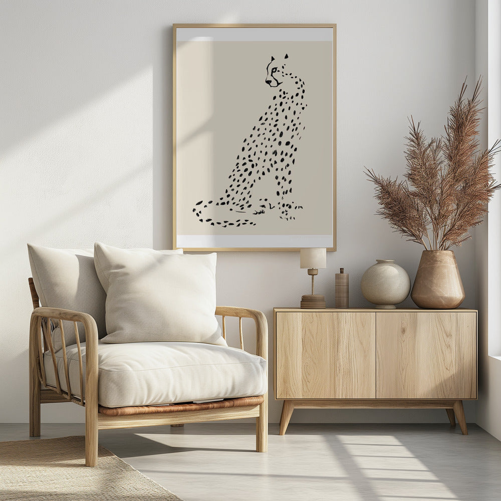 Plakat - Pandc Leopard