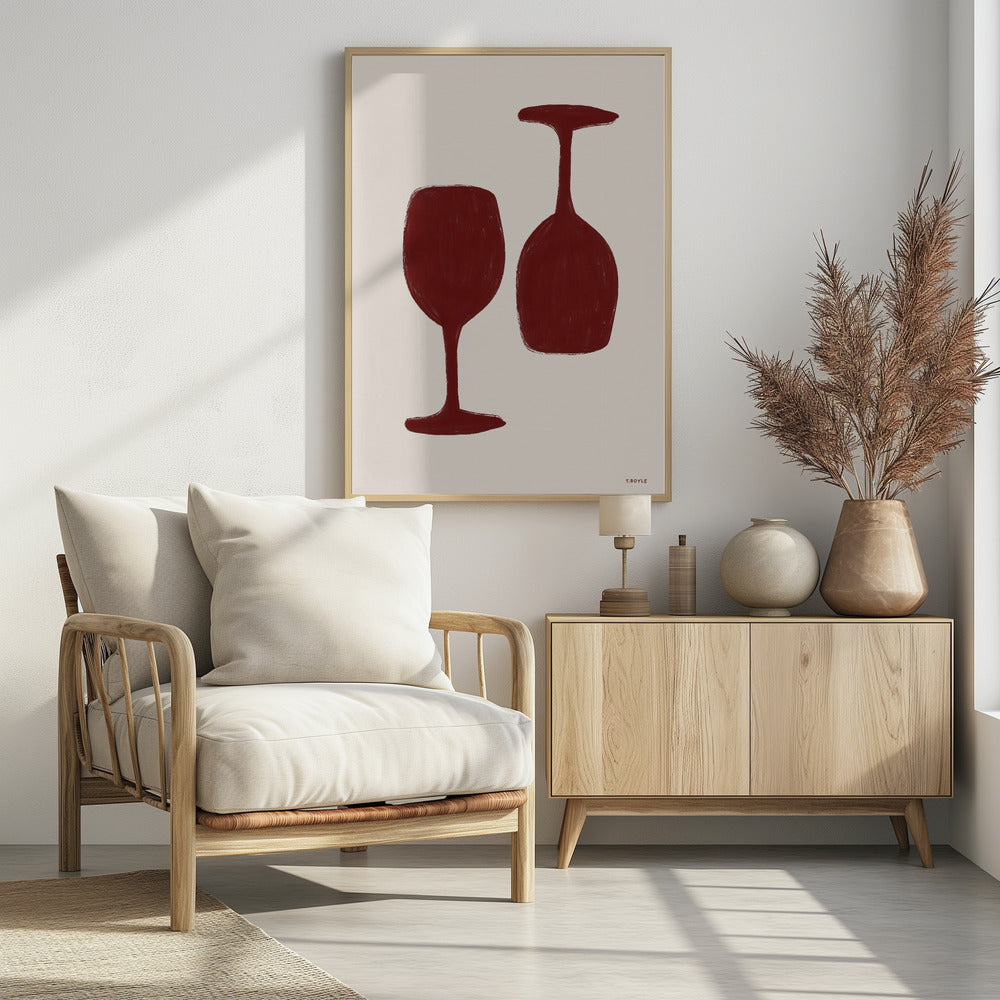 Plakat - Wine time