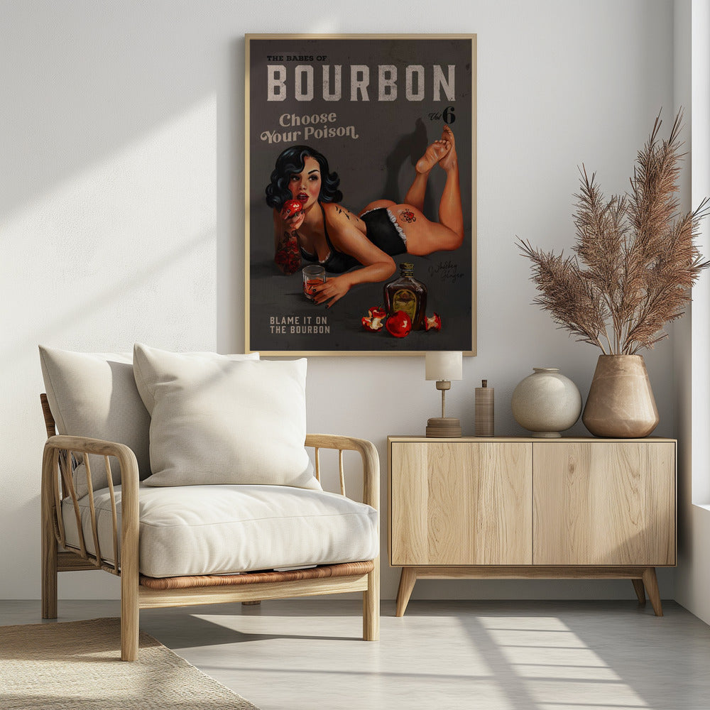 Plakat - Babes of Bourbon Vol 6 Choose Your Poison Sexy Pinup