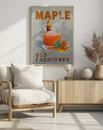 Plakat - Maple Old Fashioned Cocktail