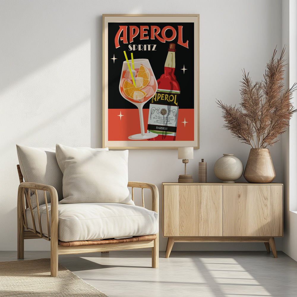 Plakat - Aperol Spritz_Black