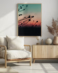 Plakat - Sunset Grass Fileld 01