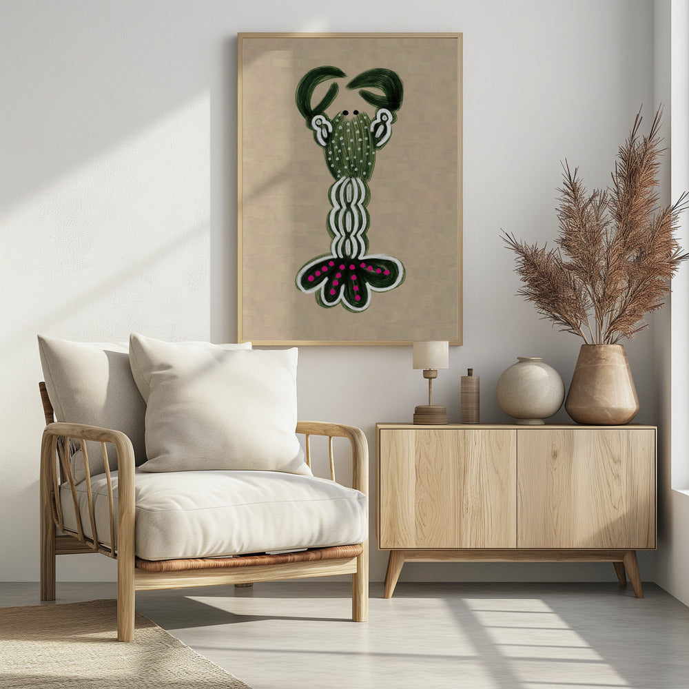 Poster - GREEN LOBSTER