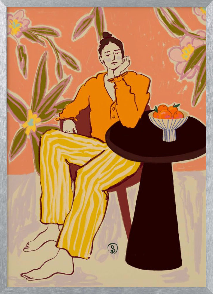 Plakat - Woman With Oranges