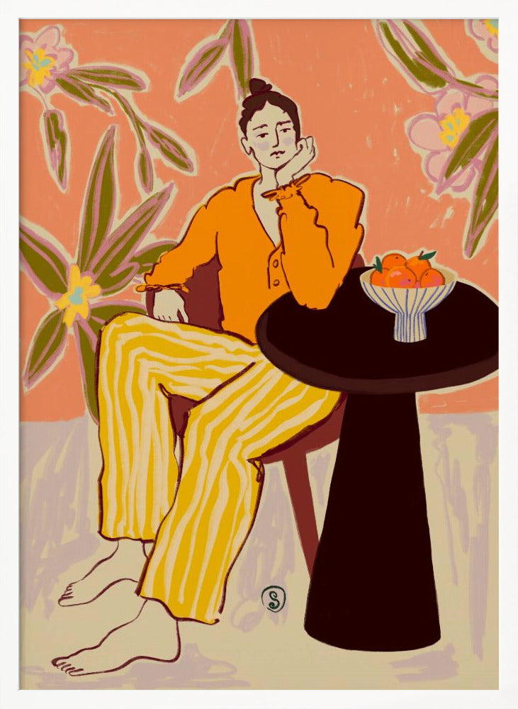 Plakat - Woman With Oranges