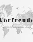 Plakat - Vorfreude world map