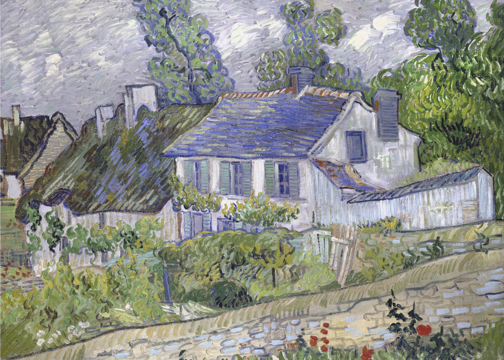 Plakat - Vincent Van Gogh&#39;s Houses At Auvers (1890) Famous