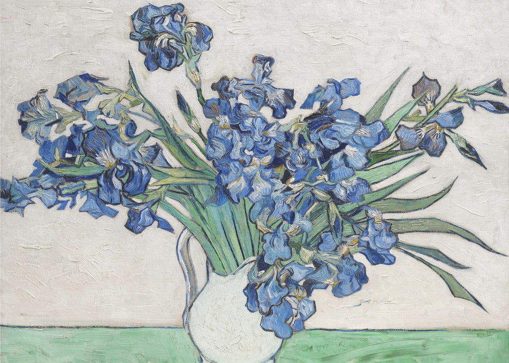 Plakat - Vincent Van Gogh&#39;s Irises (1890).