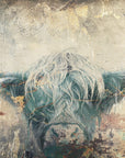 Poster - Cow Highland Illustration Art 02