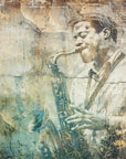 Plakat - Music Art Illustration 08 Jazz