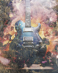 Poster - Music Art Illustration 09 Guitar