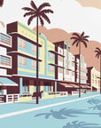 Plakat - Miami Oceandrive