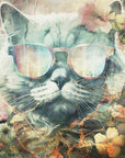 Plakat - Cat Animal Vintage Art Illustration Wallart 11