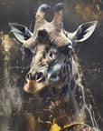 Poster - Giraffe Animal Vintage Art Illustration Wallart 08