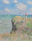 Plakat - Cliff Walk At Pourville (1882) By Claude Monet.