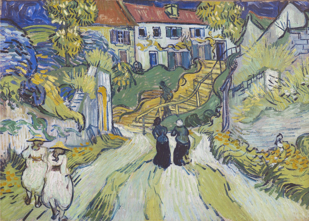 Poster - Stairway At Auvers (1890)