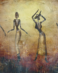 Plakat - African Sahara Art Vintage Style 4