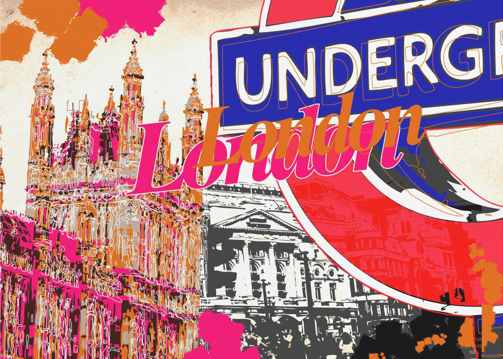 Plakat - London Collage 11