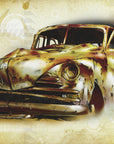 Plakat - Retro car Rusty