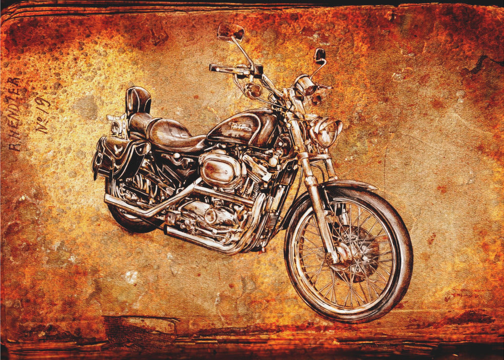 Poster - Motorbike vintage